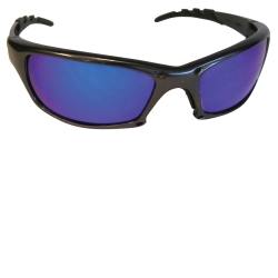 SAS Safety GTR Safety Glasses with Charcoal Frame and Purple Haze Mirror Lens in Polybag SAS542-0309