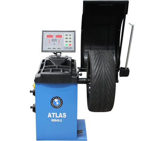 Atlas® Automotive Equipment WB49-2 PRO Premium Self-Calibrating 3D Computer Wheel Balancer