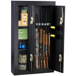 Homak 8 Gun Double Door Steel Security Cabinet / Black HOMHS30136028