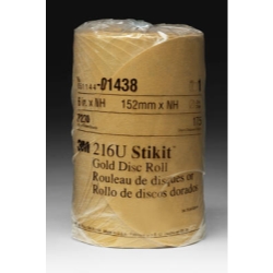 3M™ 6" 175/Roll Stikit™ Gold Disc Roll MMM1438