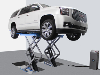 Atlas® Automotive Equipment FM9SL Flush-Mount In-Ground Scissor Lift 9,000 lbs