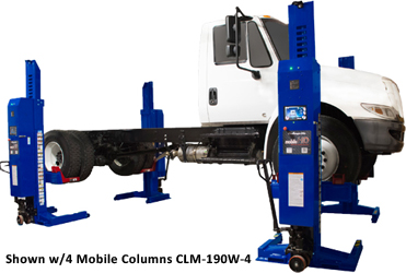 Challenger CLHM-190W HD Wide Mobile Column Lifts Set of 2- CLHM-190W-2