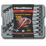 KD Tools 12 Piece Metric X-Beam Ratcheting Combination Wrench Set KDT85888