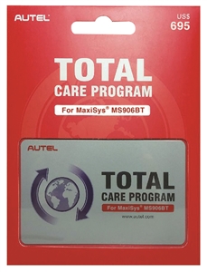 Autel MS906BT Total Care Program Card for MaxiSYS 906BT - MS906BT1YRUPDATE