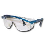 Uvex Astrospec 3000® Blue Frame Safety Glasses with Clear Lens UVXS1299