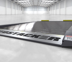 Low-profile, full-width platform deck