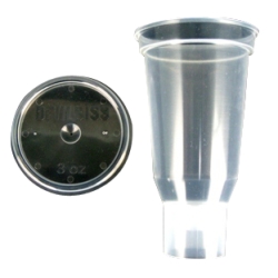 ITW Devilbliss 3 Oz. Disposable Cup and Lid (Qty 24) DEVDPC-503-K24