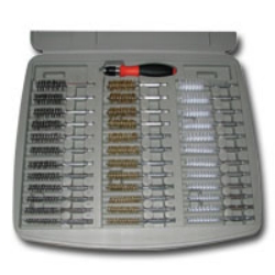 Innovative Products of America 36 Piece Bore Brush Set with 1/4" Driver Handle IPA8001D