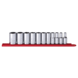 KD Tools 11 Piece 3/8" Drive 6 Point SAE Mid Length Socket Set KDT80555S