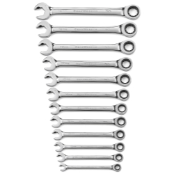 GearWrench® 9901D 12 Pc. 12 Point Flex Head Ratcheting Combination Metric Wrench Set - KDT9901D