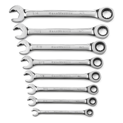 KD Tools 8 Piece SAE Dual Ratcheting Open End Set KDT85599