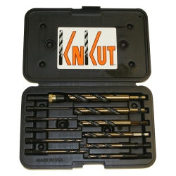R W Thompson Inc 12 Piece 1/4" Shank Quick Release Drill Kit KNK12KKQRD