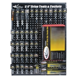 K Tool International 1/4" Drive Tool Board Display KTI0805