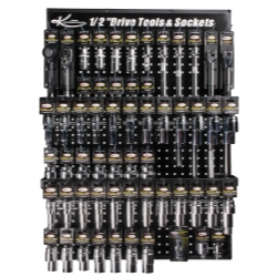 K Tool International 1/2" Drive Tools and Sockets Display Board KTI0808