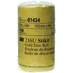 3M™ 6" 175/Roll Stikit™ Gold Disc Roll MMM1434
