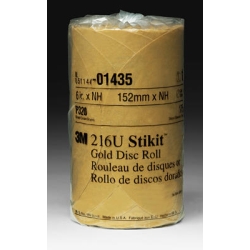 3M™ 6" 175/Roll Stikit™ Gold Disc Roll MMM1435