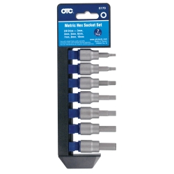 OTC Tools 7 Piece Metric Hex Bit Socket Set OTC6170