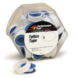 Wilmar 40 Piece Teflon Tape Fish Bowl Merchandiser WLMW974