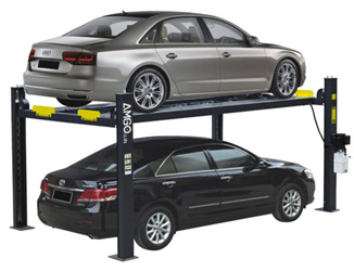AMGO® Hydraulics 408-P Parking & Service 4 Post Car Lift 8,000 lbs
