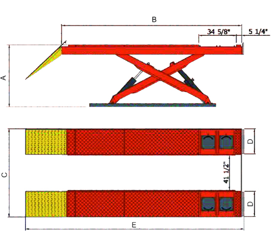 AMGO AX-16A Specifications Diagram