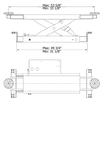 AMGO Hydraulics J5H Specs diagram