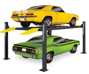 BendPak HD-9XL Extra Wide and Long Four Post Car Lift 9000 lb Capacity