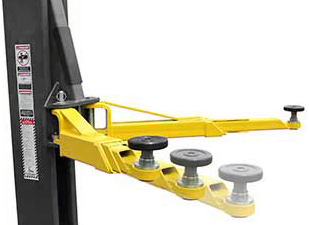 BendPak XPR-9S screw pads with retractable arms
