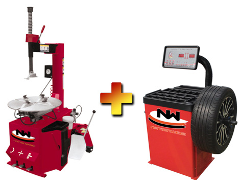 Nationwide NW-530 Tire Changer with NW-953-B Wheel Balancer Combo