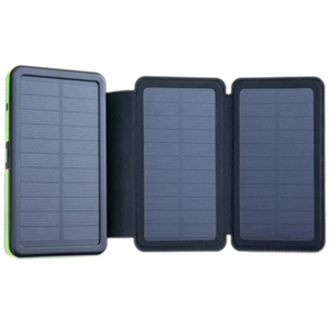 JackPak™ 5180428 PB20KS Pocketsize Power Bank w/Impact-Resistant Solar Panels