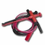 E-Z Hook 36in. Lead Alligator Clamp Insulation Red / Black Piercing Hooks EZH619XEL-36RB