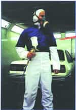 E-Z Red Anti-Static Spray Suit w/Hood (Large) EZX74446