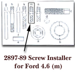 KD Tools Screw Installer for Ford 4.6 for KDT2897 KDT2897-89