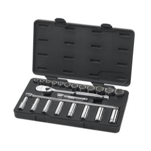 KD Tools 1/2" Drive 23 Piece 6 and 12 Point SAE Socket Set (Standard/Deep) KDT80707