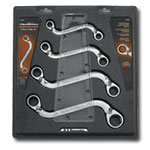 KD Tools 4 Piece SAE S Shape Reversible GearWrench Set KDT85399