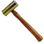 K Tool International 24 oz. Hickory Series Brass Hammer KTI71715