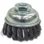 K Tool International 2-3/4in. X-Coarse Knotted End Wire Cup Brush KTI79220