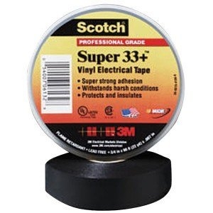 3M Scotch® Vinyl Plastic Electrical Tape 3/4" x 52' MMM6133