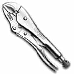 Vise Grip 4" Curved Jaw Locking Pliers with Wire Cutter VGP4WR