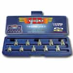 Vim Products 10 Piece Half Cut TORX Driver Set, T10 thru T50 VIMHCT1050-03