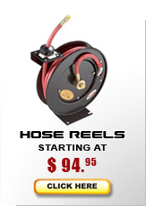 Hose reels from $70...