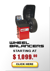 wheel balancers starting at $1,050