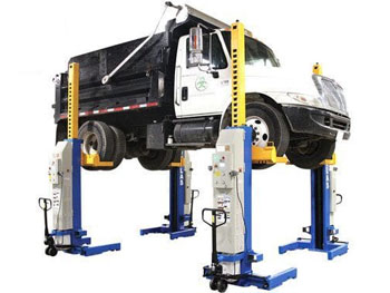Atlas® Automotive Equipment ML-4030BC-KIT 66,000 LB. ALI Certified Battery Powered Mobile Column Lift