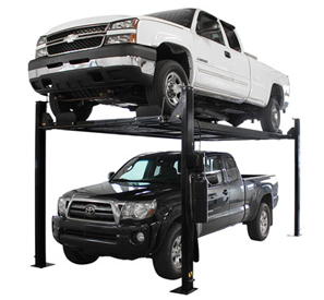 Atlas® Automotive Equipment Garage Pro 8000 Ext-L Ex-Tall Ex-Long Service/Parking 4 Post Lift 8,000 lbs