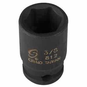 Sunex Tools 1/4" Drive 3/8" 6 Point Standard Impact Socket SUN812